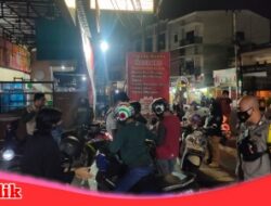 Saat Patroli Gabungan Tim Satgas Raika Mengurai Kerumunan dan Edukasi Warga Kecamatan Ujung Tanah