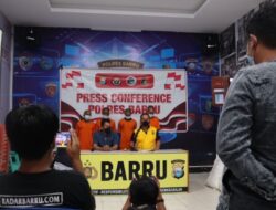 Tim Reskrim Polres Barru Berhasil Bekuk Empat Pelaku Pencurian dengan Kekerasan