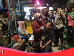 Satgas Covid Hunter Laksanakan “Swab On The Road” Bagi Warga Langgar PPKM Level 4 Wil Kecamatan Ujung Tanah