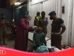 Satgas Covid Hunter Laksanakan “Swab On The Road”, Beri Sanksi Sosial ke Warga