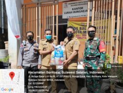 Penyaluran 195 Paket Tahap Pertama Kelurahan Bunga Ejaya Kecamatan Bontoala Makassar