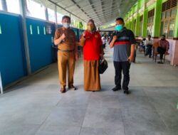 Antusias Pelajar UPT SMP Negeri 1 Makassar, Dalam Mengikuti Program Vaksinasi.