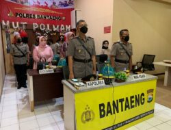 Polisi Wanita (Polwan) Polres Bantaeng Rayakan Hari Jadinya ke – 73 Lewat Virtual