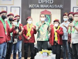 Ketua DPRD Makassar Rudianto LalloTerima Kunjungan PMKRI