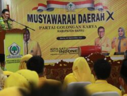 Bupati Barru Hadiri Musda X Golkar Kabupaten Barru