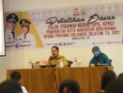 Sekda Kota Makassar Muh. Ansar Berbagi Motivasi di Latsar Angkatan LVI dan LVII