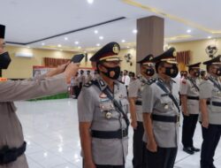 Serah Terima Jabatan di Pimpin Langsung Oleh Kapolres Wajo Bertempat di Aula Sandi Polres Wajo
