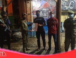 Edukasi Warga Secara Humanis Saat Gelar Patroli Gabungan Satgas Raika Kecamatan Ujung Tanah Makassar