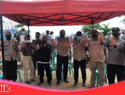 Camat Ujung Tanah Bersama HSNI dan Polda Sulsel Laksanakan Vaksinasi Covid-19