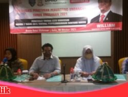 Anggota DPRD F-PDIP, William Gelar Sosper Nomor 7 Tahun 2105 Tentang Penyelenggaraan Bantuan Hukum