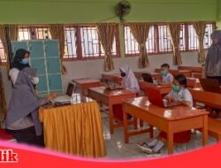 Berjalan Lancar Pelaksanaan Simulasi “ANBK” UPT SPF SDN Cambaya 1 Ujung Tanah Makassar