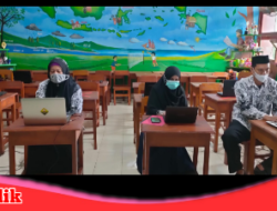 Patuhi Protokol Kesehatan Saat UPT SPF SD Negeri Sudirman IV Makassar Laksanakan Simulasi ANBK