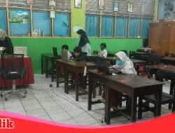 Gladi Bersih Asesmen Nasional Berbasis Komputer “ANBK” Digelar UPT SPF SD Negeri Mangkura V Makassar