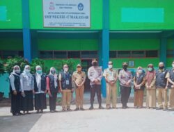 Hari Pertama PTM Di UPT SPF SMPN 47, Di Tinjau Langsung Kapolrestabes Makassar