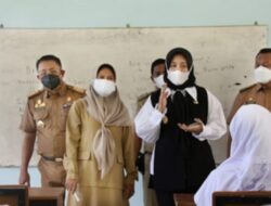 Wawali Fatma Meninjau Simulasi PTM di UPT SPF SMPN 15 Makassar