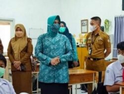 Indira Jusuf Apresiasi Kesiapan Pelaksanaan Simulasi PTM di SMP Athirah Bukit Baruga Antang