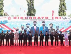 Hadiri HUT TNI ke 76, Wali Kota Danny : TNI Garda Terdepan Melawan Covid-19