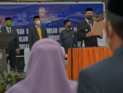 Pimpinan DPRD Makassar Hadiri Pelantikan Pejabat Eselon III