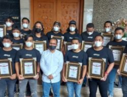 Personil Unit Jatanras Polrestabes Dapat Penghargaan dari Wali Kota Makassar