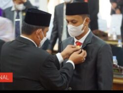Juniwan Akbar Jasman Resmi Di Lantik Sebagai Anggota DPRD Setelah Pergantian Antar Waktu sisa Masa 2021-2024