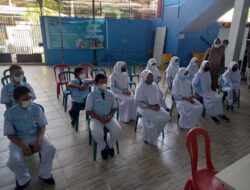 UPT SPF SMPN 22 Makassar Laksanakan Simulasi PTM Terbatas