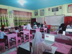 Gelar Simulasi ANBK Semi Online, UPT SPF SDI. Tabaringan Makassar, Siapkan Server