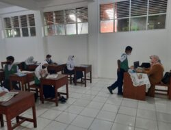 Laksanakan Simulasi PTM Terbatas di UPT SPF SMPN 3 Makassar