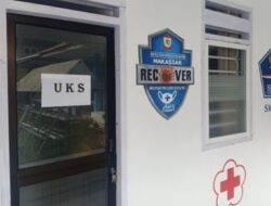Persiapan PTM, UPT SPF SMPN 18 Makassar Lengkapi UKS