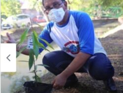 Sambut HUT 414 Makassar, KBA SMPN 5 Makassar Tanam 30 Ribu Bibit Pohon