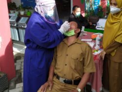 UPT SPF SD. Negeri Tamalanrea 4 Makassar, Gelar Tes Swab Antigen Bagi Siswa Dan Guru.