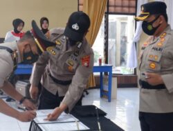 3 Kasat Serah Terima Jabatan di Pimpin oleh Kapolres Wajo