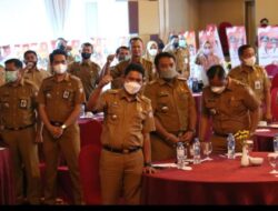 Camat Ujung Tanah Hadiri Kegiatan Pencanangan Core Values Berakhlak dengan Employer Brending ASN Kota Makassar