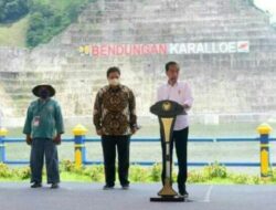 Presiden Jokowi Resmikan Bendungan Karalloe Kelara dan Tanam Jagung di Jeneponto