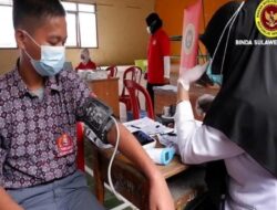 Gelombang Ke-Dua, Binda Sulsel-Dinkes Barru Kembali Gelar Vaksinasi C-19 di SMAN 3 Barru