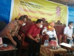Andi Ina Kartika Sari Sosialisasi Nilai-Nilai Kebangsaan di Tanete Rilau Barru