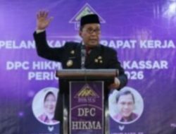 Hadiri Pelantikan DPC Hikma Makassar, Wali Kota Danny Minta Sinergitas Perangi Covid-19