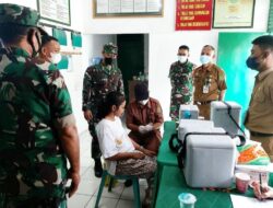 Dandim 1420 Sidrap Tinjau Langsung Pelaksanaan Vaksinasi