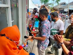 Sesuai Arahan Camat Ujung Tanah, Sekcam Resmikan Kontainer MR di Kelurahan Gusung