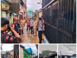 Camat Ujung Tanah Bersama Plt Kadis Sosial Makassar Kunjungi Korban Angin Puting Beliung di Dua Kelurahan