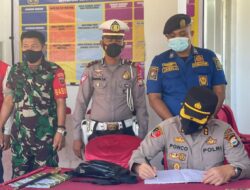 Cek Pos PAM Ops Lilin 2021, Ini Pesan Kapolres Sidrap