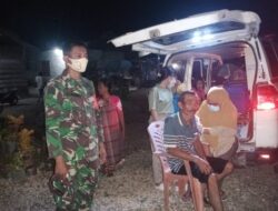 Sukseskan Vaksinasi, Personil Kodim 1427/Pky door to door Kerumah Warga