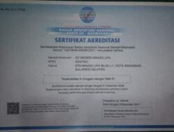 SD Negeri Minasa Upa Berhasil Mempertahankan Akreditasi “A” Unggul