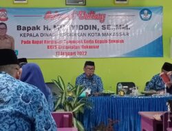 Rapat Koordinasi K3S, Inilah Pesan Khusus Kadis Pendidikan