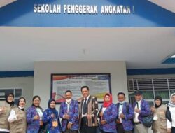 Kepala sekolah SMPN 7 Menerima kunjungan Studi Banding MKKS Kab Sigi