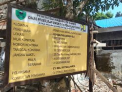 Proyek Miliaran sampai Ratusan Juta di Kabupaten Barru Molor Ke-2022