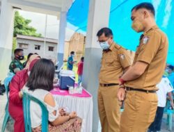 Camat Benyamin Menuju Kelurahan Sudiang Kecamatan Biringkanaya sekaligus Pantau Kegiatan Vaksinasi
