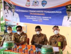 Camat Ujung Tanah Hadiri Kegiatan Musrenbang di Kelurahan Cambayya, Ini yang Dibahas