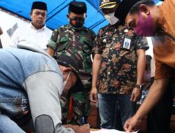 Camat Tallo Saksikan Perdamian Kelompok Pemuda yang Sering Bertikai di Bunga Eja Beru