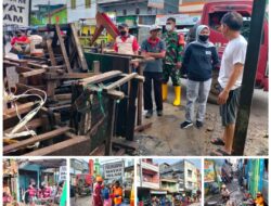 Lurah Tabaringan Pimpin Sabtu Bersih Bersama Kasi Kebersihan di Jl. Cakalang 6