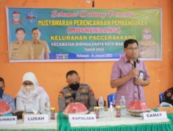 Camat Biringkanaya Membuka Musrenbang di Kelurahan Paccerakkang, Ini yang Dibahas